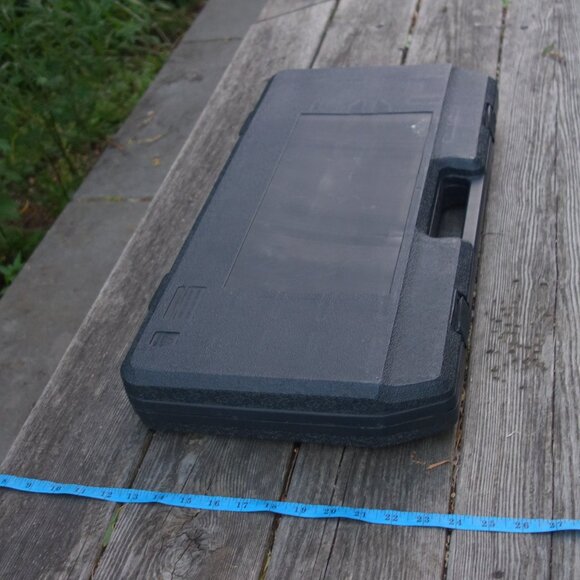 Nice Wood Handle BBQ Set with Plastic Carrying Case Like New! - Picture 13 of 16